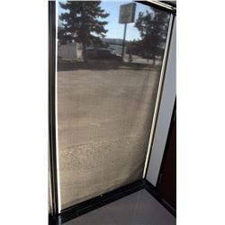 LOT OF 3 BROWN ROLLER SHADES