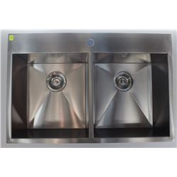 BLANCO QUATRUS DROP IN DOUBLE BOWL KITCHEN SINK