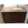 Image 1 : BATHROOM VANITY WITH SINK AND FAUCET