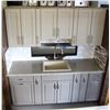 Image 1 : CUSTOM WET BAR COUNTER AND MATCHING CUPBOARDS