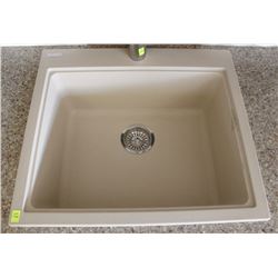 KINDRED 23" X 20" BEIGE DROP IN SINK