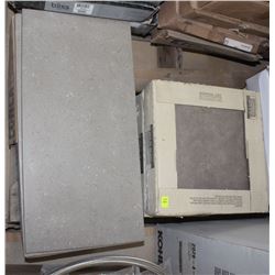 APPROX 22 SQUARE FEET OF ASSORTED GRAY TILE