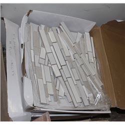 3 BOXES OF ASSORTED MOSAIC TILES