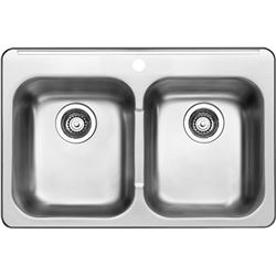 BLANCO DOUBLE BOWL STAINLESS STEEL KITCHEN SINK