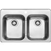Image 1 : BLANCO DOUBLE BOWL STAINLESS STEEL KITCHEN SINK