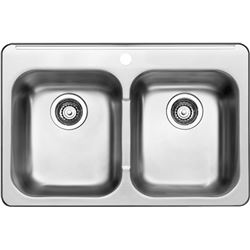 BLANCO DOUBLE BOWL STAINLESS STEEL KITCHEN SINK