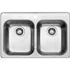 Image 1 : BLANCO DOUBLE BOWL STAINLESS STEEL KITCHEN SINK