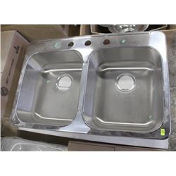 BLANCO DOUBLE BOWL STAINLESS STEEL KITCHEN SINK