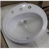 Image 1 : KOHLER THREE HOLE DROP-IN BATHROOM SINK