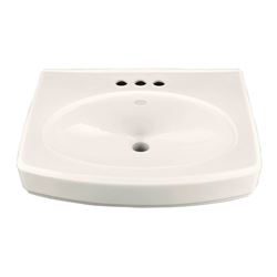 KOHLER THREE HOLE WALL MOUNT BATHROOM SINK