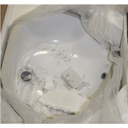 CERAMIC SINGLE HOLE BATHROOM SINK