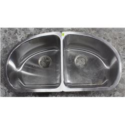 KOHLER DOUBLE BOWL STAINLESS STEEL KITCHEN SINK