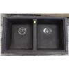 Image 1 : KINDRED EXPRESSO GRANITE DOUBLE BOWL KITCHEN SINK
