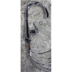 SINGLE HOLE PULL DOWN SPRAY KITCHEN FAUCET