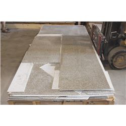 PALLET OF ENGINEERED GRANITE OVERLAY OFFCUTS