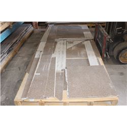 PALLET OF ENGINEERED GRANITE OVERLAY OFFCUTS
