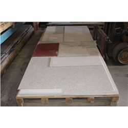 PALLET OF ENGINEERED GRANITE OVERLAY OFFCUTS