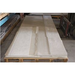 PALLET OF ENGINEERED GRANITE OVERLAY OFFCUTS