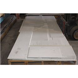 PALLET OF ENGINEERED GRANITE OVERLAY OFFCUTS