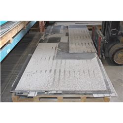 PALLET OF ENGINEERED GRANITE OVERLAY OFFCUTS