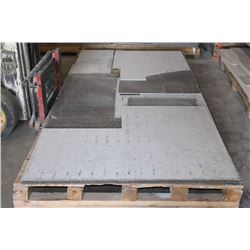 PALLET OF ENGINEERED GRANITE OVERLAY OFFCUTS