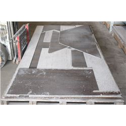 PALLET OF ENGINEERED GRANITE OVERLAY OFFCUTS