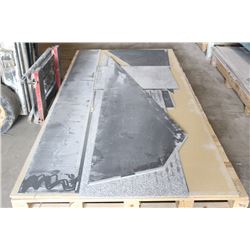 PALLET OF ENGINEERED GRANITE OVERLAY OFFCUTS