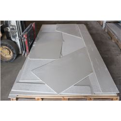 PALLET OF ENGINEERED GRANITE OVERLAY OFFCUTS