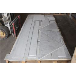 PALLET OF ENGINEERED GRANITE OVERLAY OFFCUTS