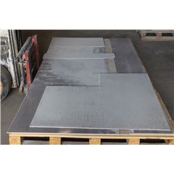 PALLET OF ENGINEERED GRANITE OVERLAY OFFCUTS