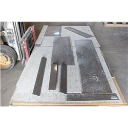 PALLET OF ENGINEERED GRANITE OVERLAY OFFCUTS