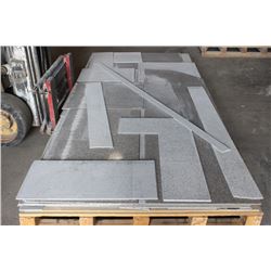 PALLET OF ENGINEERED GRANITE OVERLAY OFFCUTS