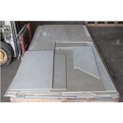 PALLET OF ENGINEERED GRANITE OVERLAY OFFCUTS