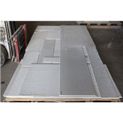 PALLET OF ENGINEERED GRANITE OVERLAY OFFCUTS