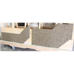 2 PIECE SOLID ENGINEERED GRANITE COUNTER TOP