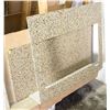 Image 1 : 2 PIECES OF CHIARO AMBRA GRANITE OVERLAY