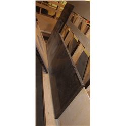 L-SHAPED COUNTER TOP WITH GRANITE OVERLAY