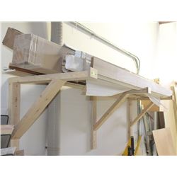 SHELF OF ASSORTED MOULDINGS