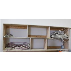 WOOD STORAGE CABINET