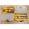 Image 1 : 2 DEWALT CASES WITH ASSORTED DRILL BITS