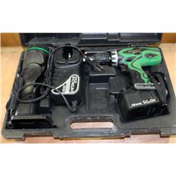 HITACHI 14V DRILL AND FLASHLIGHT KIT