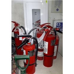 FIRE EXTINGUISHER CABINET W/ EXTINGUISHER