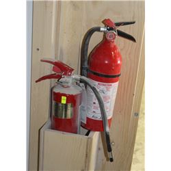 LOT OF 2-5LB DRY-CHEMICAL FIRE EXTINGUISHER