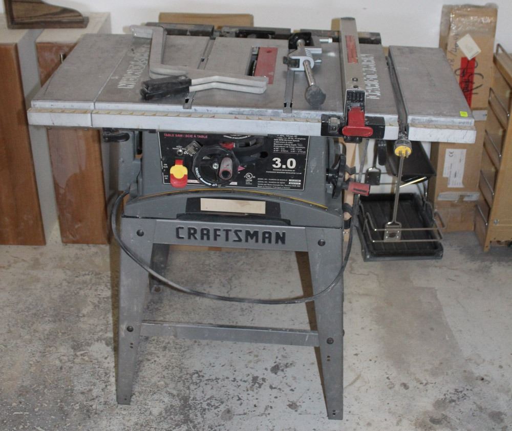 CRAFTSMAN 3HP 10" TABLE SAW