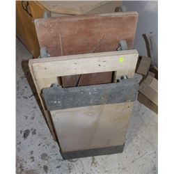 LOT OF 3 FURNITURE DOLLY'S