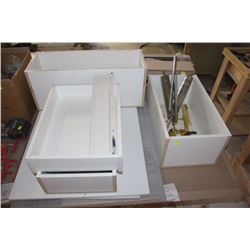 LOT OF UNFINISHED DRAWERS & PANELS