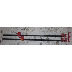 PAIR OF 4FT BAR-CLAMPS