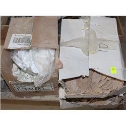 LOT OF SPACERS AND WOOD BISCUITS