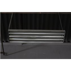 EIGHT 48" 4-BULB FLOURESCENT LIGHT FIXTURES