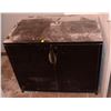 Image 1 : 2 DOOR WOOD CABINET 36" X 22" X 30"